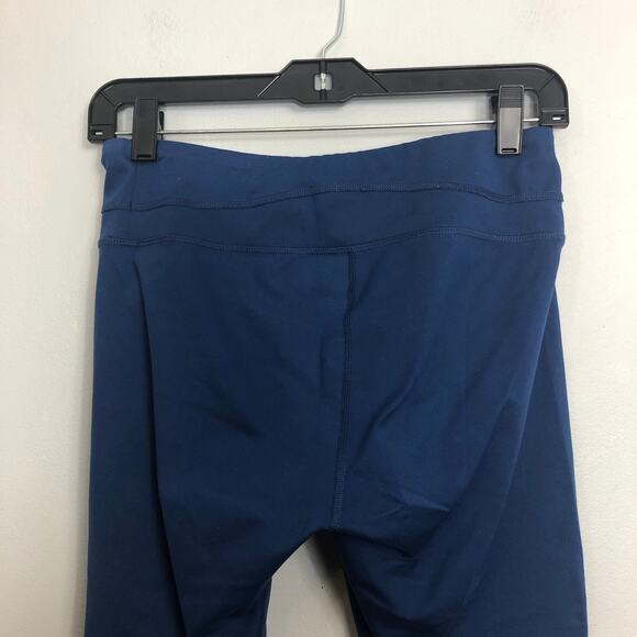 The North Face Crop Legging Mid Rise Athletic Workout Blue Medium - Picture 6 of 9